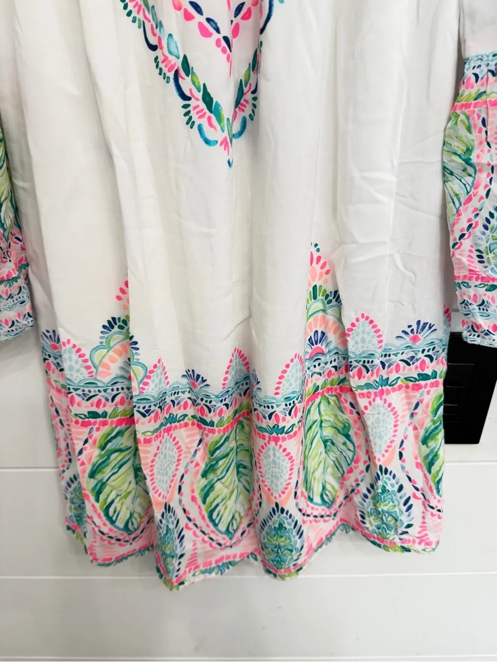 Lilly Pulitzer Coconut Coast Nevie Off-Shoulder Mini Dress Size XS 36618_8